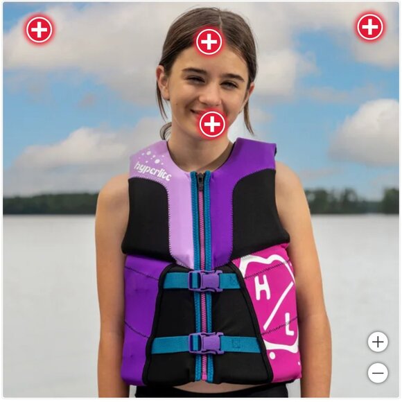 Hyperlite Youth Life Vest Purple - Picture 4 of 5